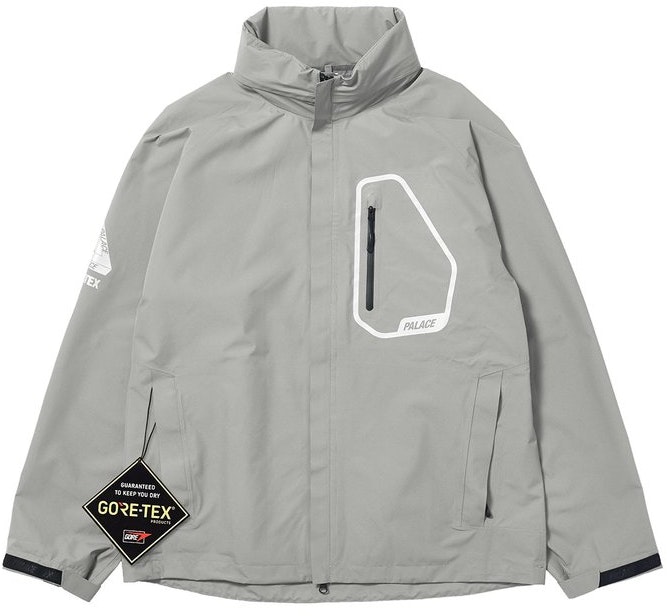 Palace Gore‑Tex Paclite Vent Jacket Ghost Grey - Novelship