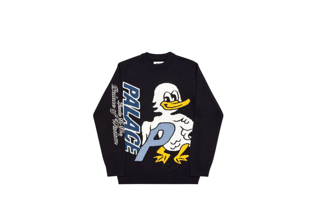 Palace Duck Out Knit Black - Novelship