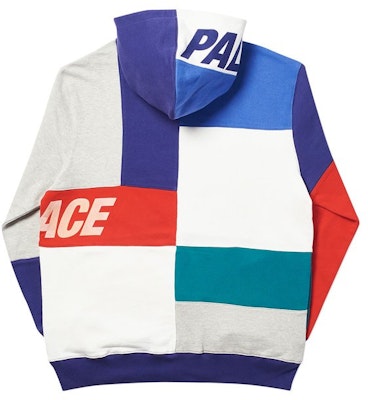Palace Patch Hood Grey Marl Multi Order Palace Patch Hood Grey Marl Multi