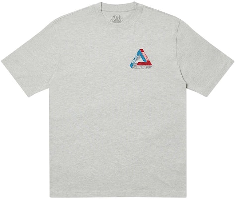 Palace Tri-Tex T-Shirt Grey Marl Order Palace Tri-Tex T-Shirt Grey Marl