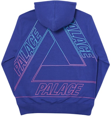 Palace linear triple fade hoodie Clearance