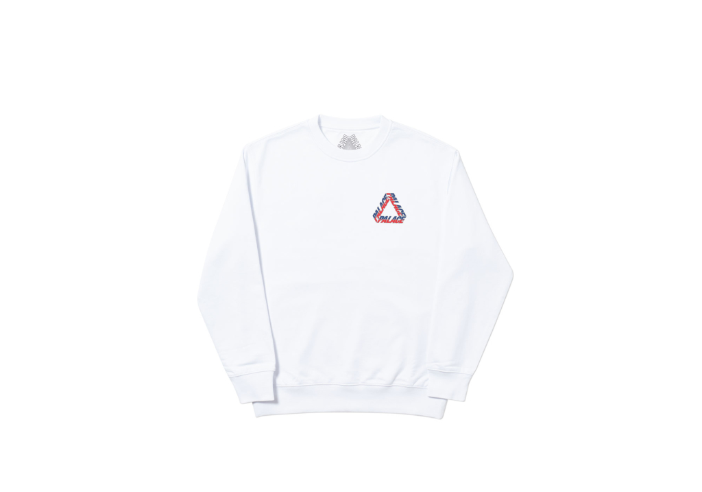 Palace Split P3 Crew White