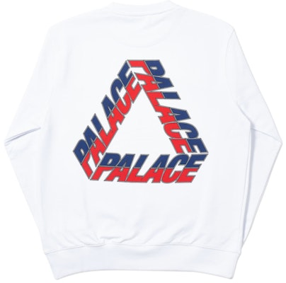 Palace Split P3 Crew White Order Palace Split P3 Crew White
