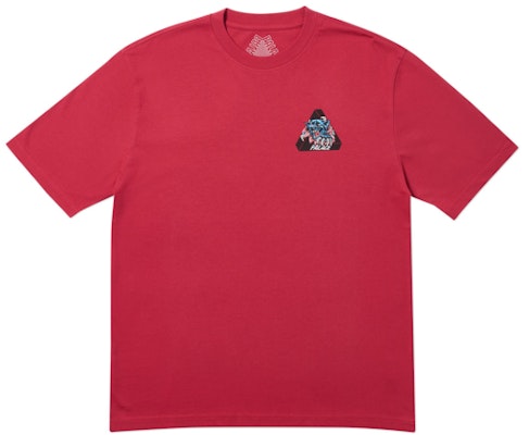 Palace Ripped T-Shirt Dark Red Buy Palace Ripped T-Shirt Dark Red