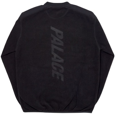 Palace Polartec Lazer Crew Black Order Palace Polartec Lazer Crew Black