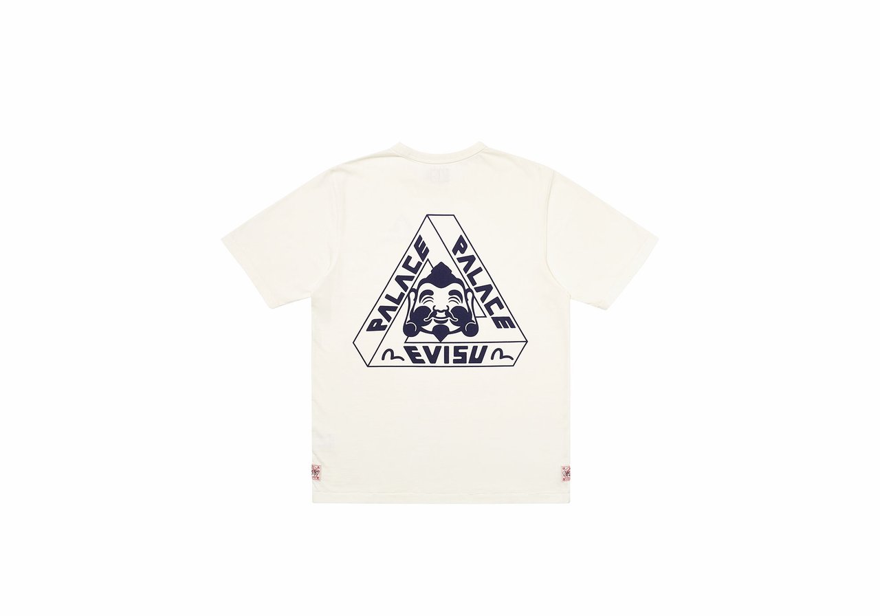 Palace Evisu T‑Shirt White - Novelship
