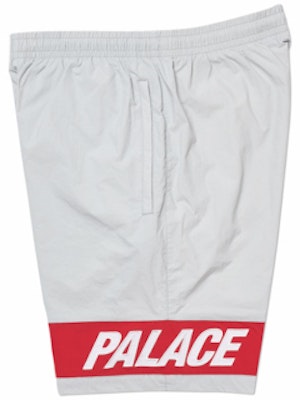 Palace Side Shorts Grey/Red Lookbook Palace Side Shorts Grey/Red