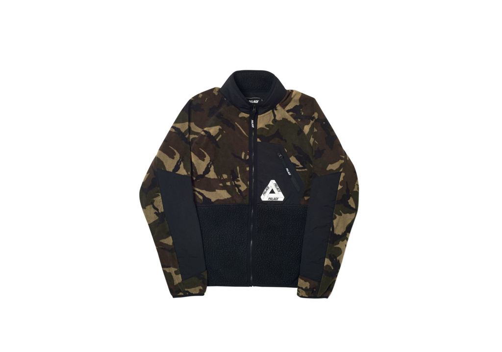 Palace P‑Surgent Fleece Jacket Black DPM - Novelship