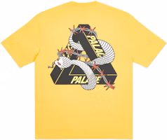 Palace Hesh Mit Fresh T-Shirt Yellow Palace Hesh Mit Fresh T-Shirt Yellow