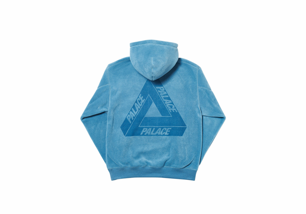 Palace Polartec Lazer Hood Dust Blue - Novelship