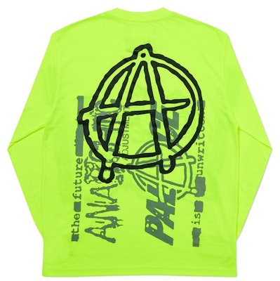 Palace Counter Culture Longsleeve Fluro Yellow Order Palace Counter Culture Longsleeve Fluro Yellow