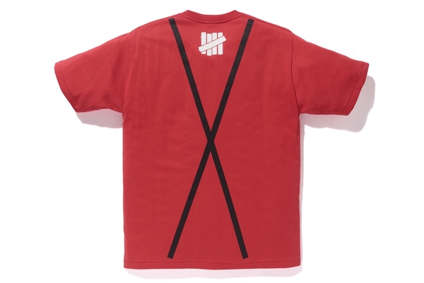 Order BAPE x UNDEFEATED 未來無限 T恤 紅/白