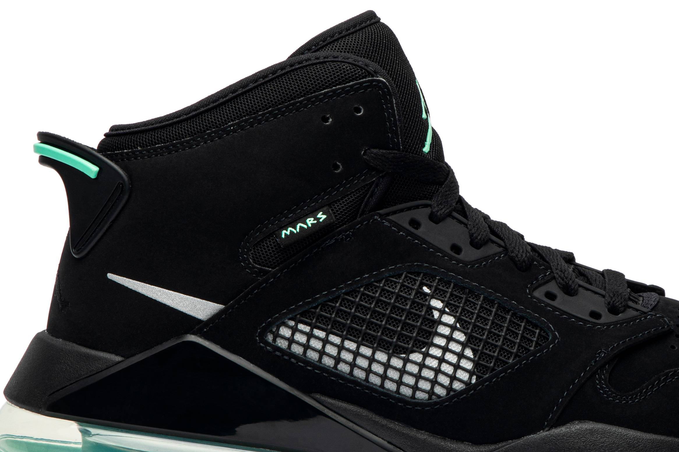 jordan mars 270 green glow in the dark