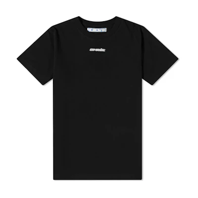 Off-White Marker Arrow Slim SS Tee Black Blue