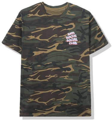 Anti Social Social Club Popcorn Tee Camo Order Anti Social Social Club Popcorn Tee Camo