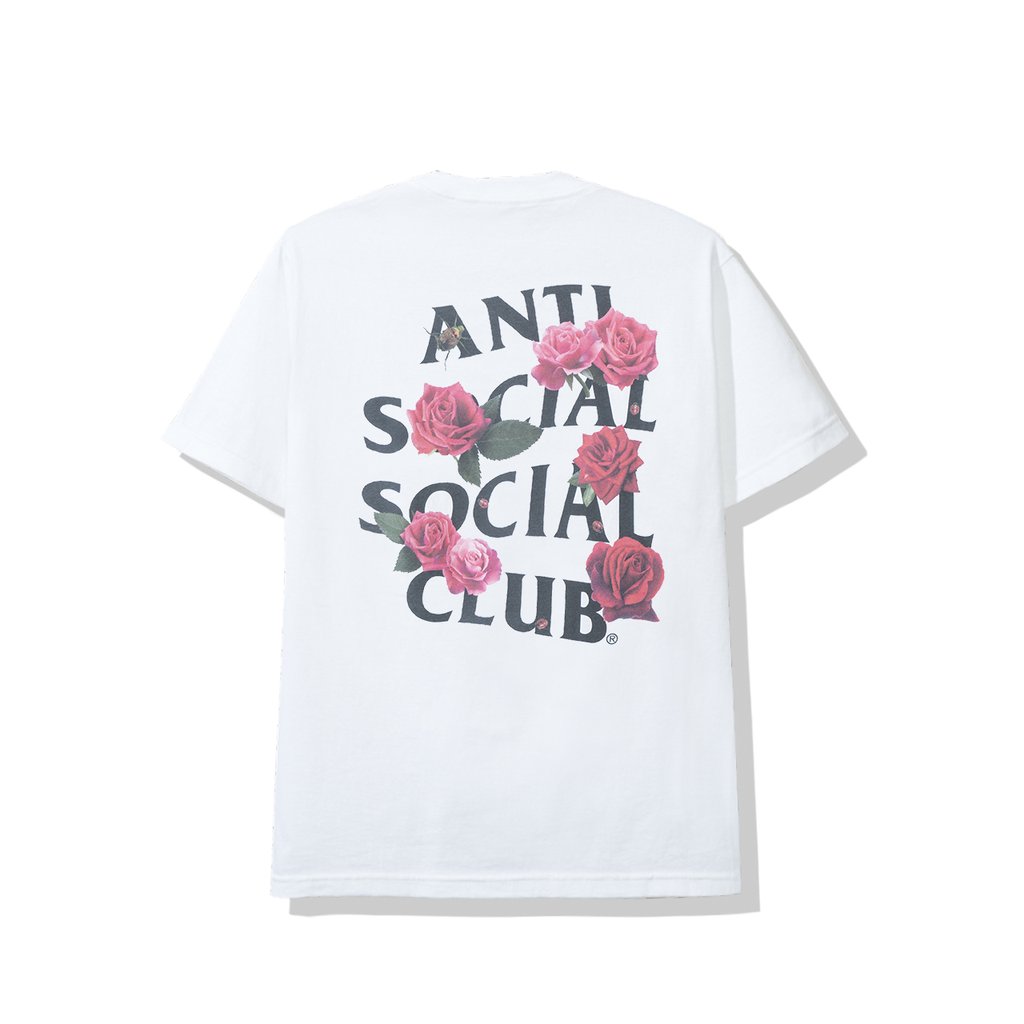 Anti social social club white cheap tee