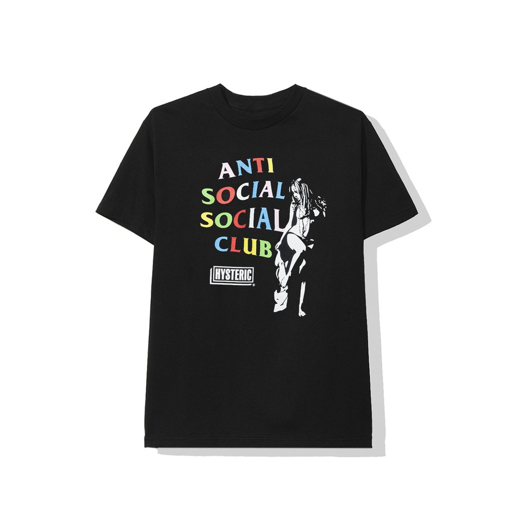 Anti Social Social Club x Hysteric Glamour Tee Black - Novelship