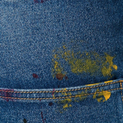 Off-White Painted Carpenter Denim Jeans Blue Order Off-White Painted Carpenter Denim Jeans Blue