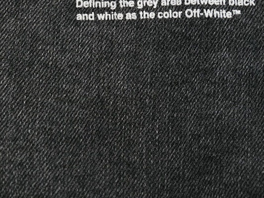 Off-White Skinny Denim Grey Area Jeans Dark Grey/White Order Off-White Skinny Denim Grey Area Jeans Dark Grey/White