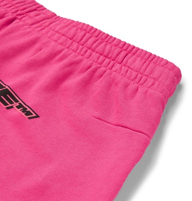 Off-White Slim Fit 'Green Man' Print Shorts Pink/Black Lookbook Off-White Slim Fit 'Green Man' Print Shorts Pink/Black