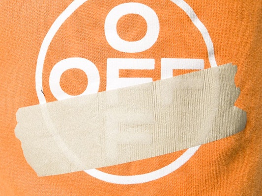Off-White Tape Arrows Sweatshort Orange/Beige Order Off-White Tape Arrows Sweatshort Orange/Beige