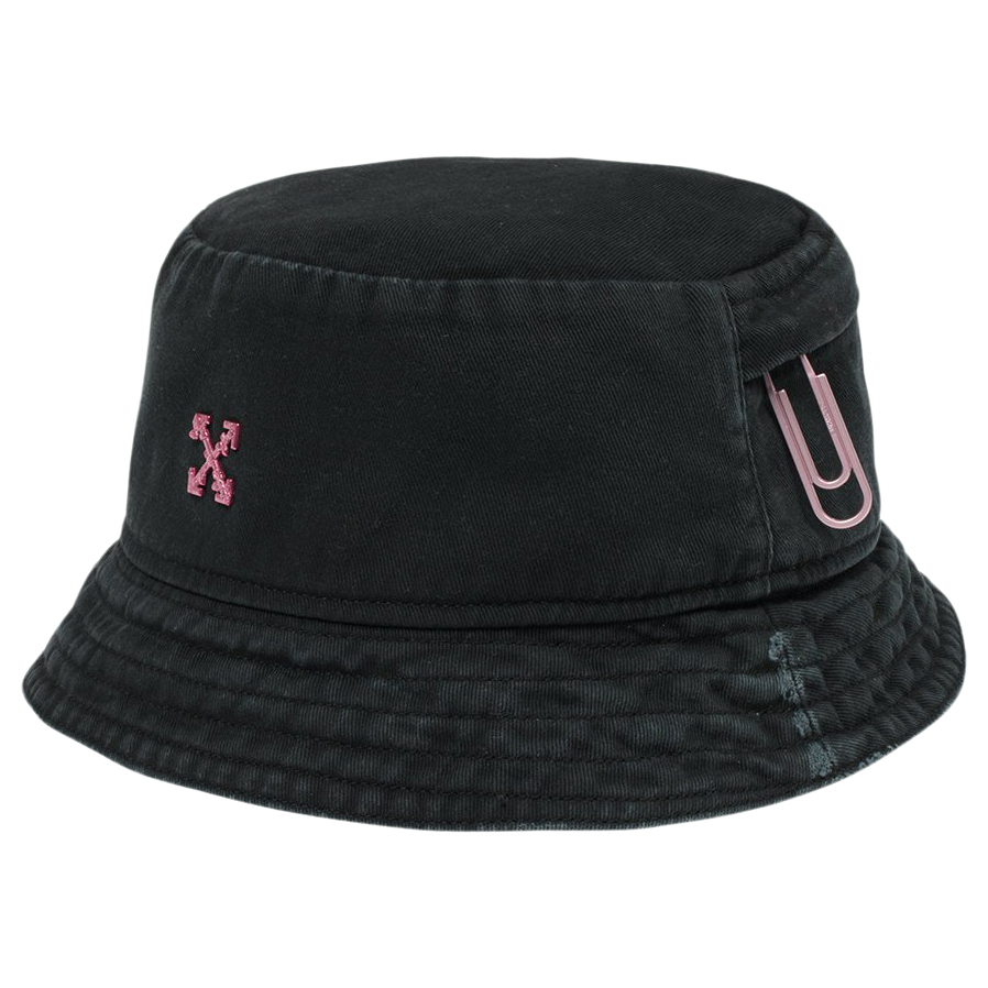 Off‑White Metal Arrows Bucket Hat Black/Fuchsia - Novelship