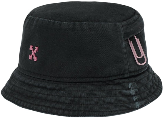 OFF-WHITE Multi Arrows Bucket Hat in Black & White