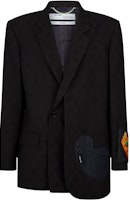 Off-White Equipment Pocket Blazer Jacket Black/Multicolor Off-White Equipment Pocket Blazer Jacket Black/Multicolor