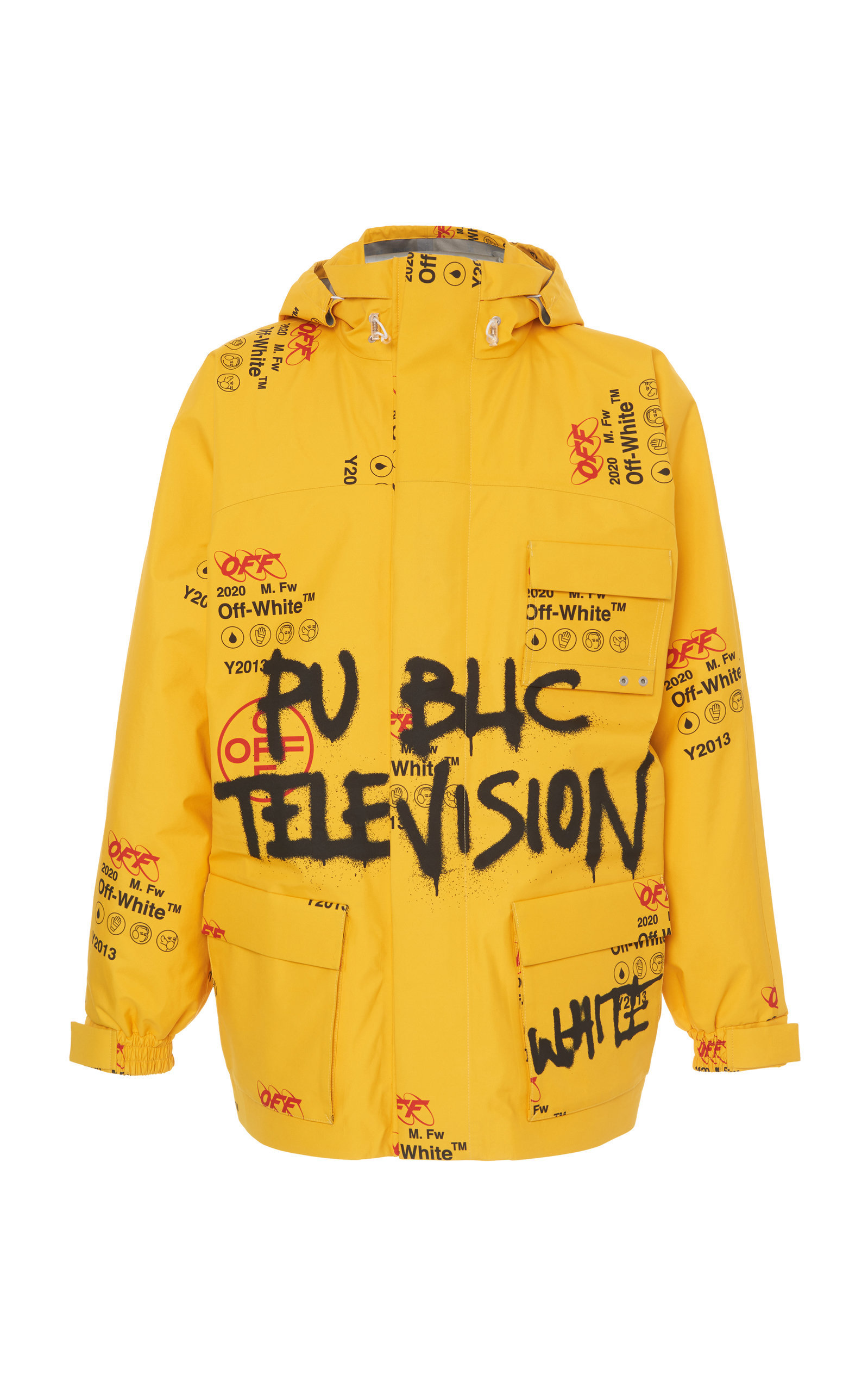 Off white 2025 yellow coat