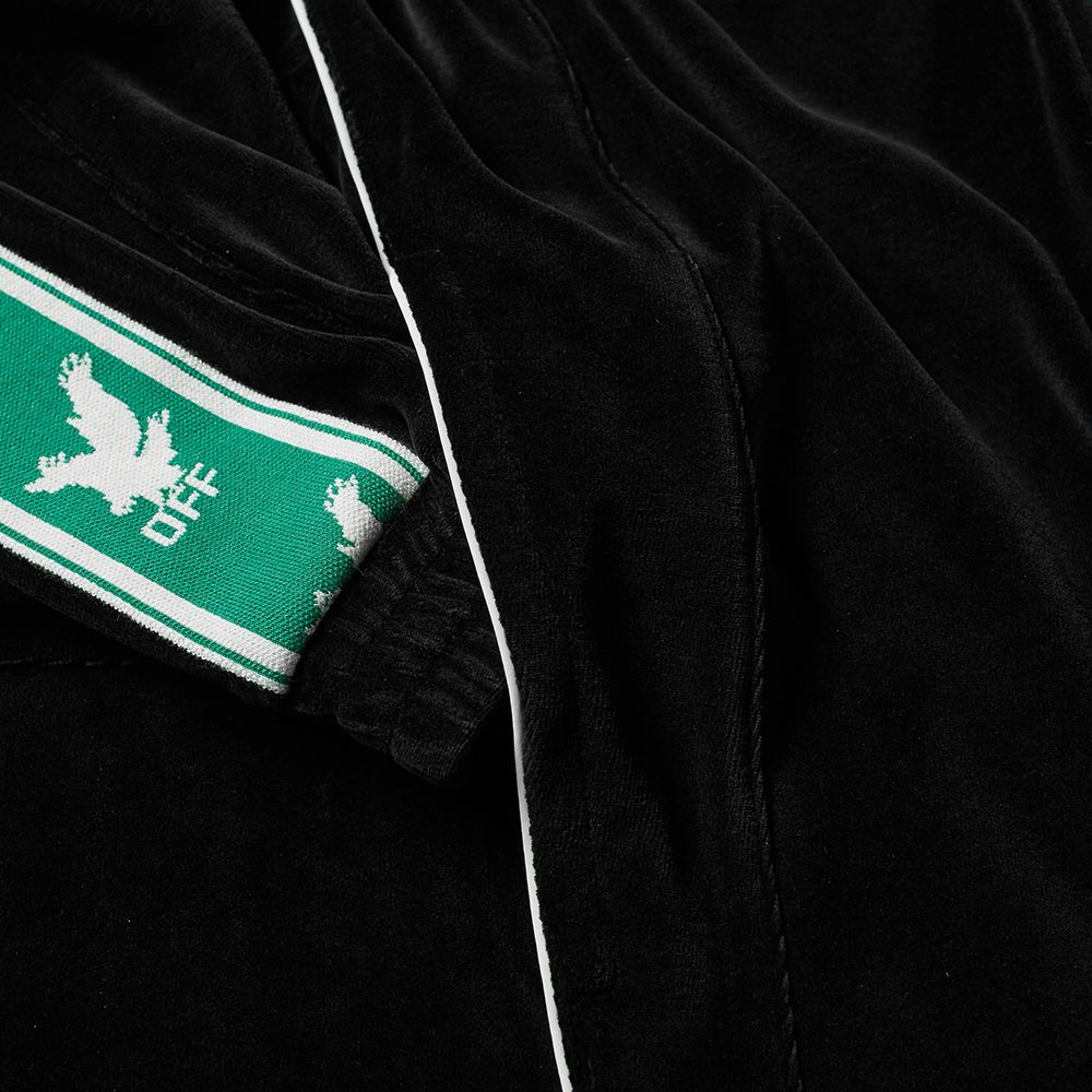 Off white best sale velour track jacket