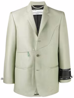 Off-White Contour Blazer Jacket Olive Off-White Contour Blazer Jacket Olive