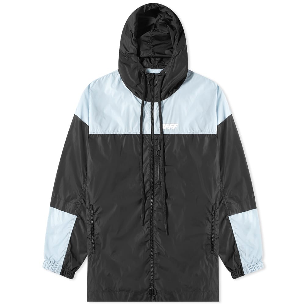 White and clearance black windbreaker