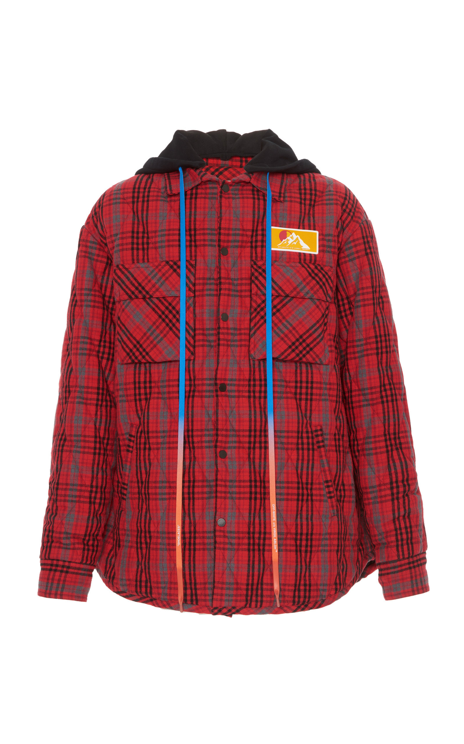 Off white outlet flannel jacket