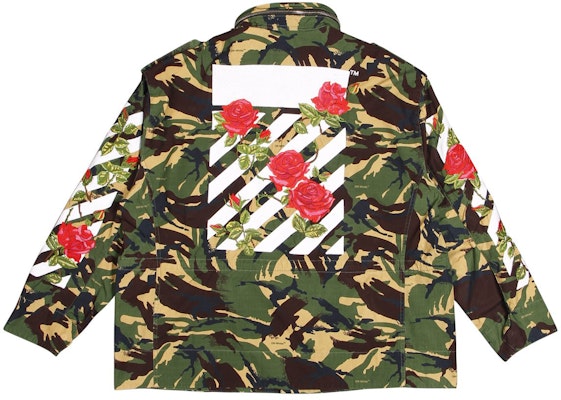 White jacket sales with rose