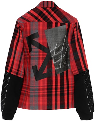 Off-White Checked Shirt Red/Black Order Off-White Checked Shirt Red/Black