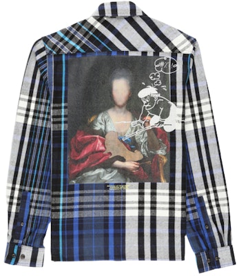 Off-White Mariana De Silva Plaid Shirt Blue/Black Order Off-White Mariana De Silva Plaid Shirt Blue/Black
