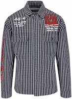 Off-White Striped Monalisa Shirt Black/White Off-White Striped Monalisa Shirt Black/White