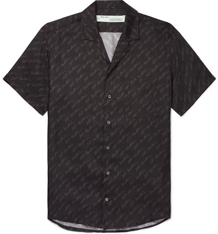 Louis Vuitton Camp Collar Monogram Silk Shirt
