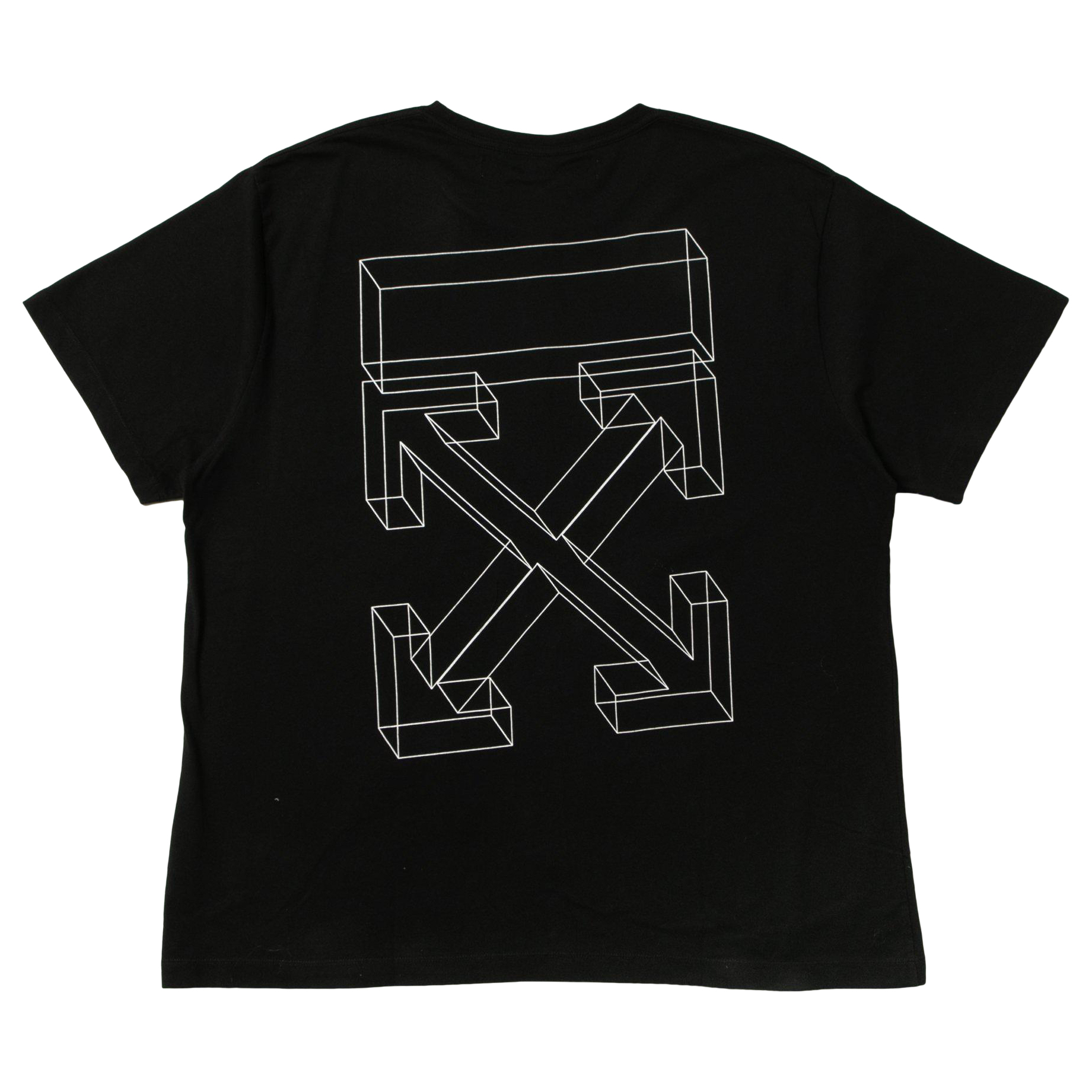 Buy Off-White Oversized 3D Marker Diag T-Shirt Black/White - Novelship
