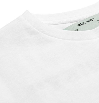 OFF-WHITE Slim Fit Michael Jackson Graphic Print T-Shirt White