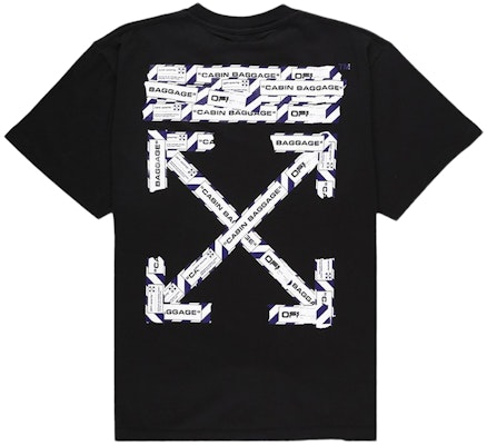 Off-White Slim Fit Airport Tape T-Shirt Black Order Off-White Slim Fit Airport Tape T-Shirt Black