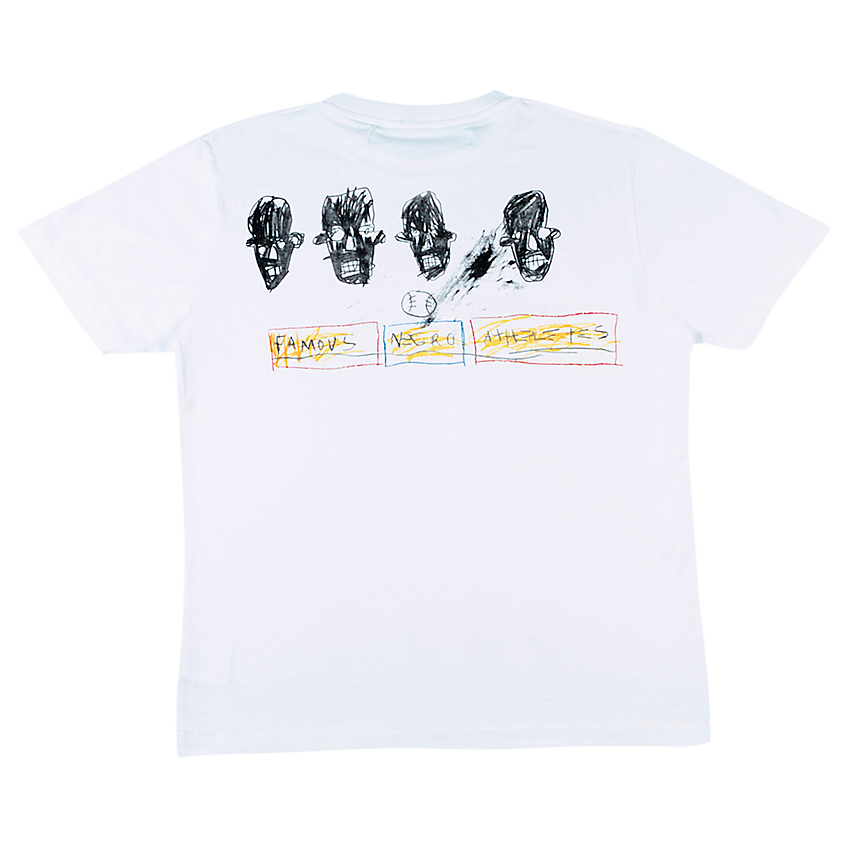 Off‑White Basquiat Graphic T‑Shirt White/Multicolor - Novelship