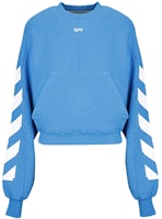 Off-White Diag Sleeve Sweatshirt Light Blue/White Off-White Diag Sleeve Sweatshirt Light Blue/White