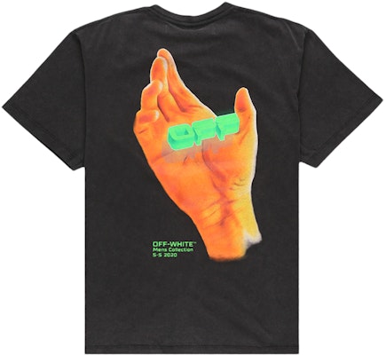 Off-White Oversized Fit Hand T-Shirt Black/Multicolor Order Off-White Oversized Fit Hand T-Shirt Black/Multicolor