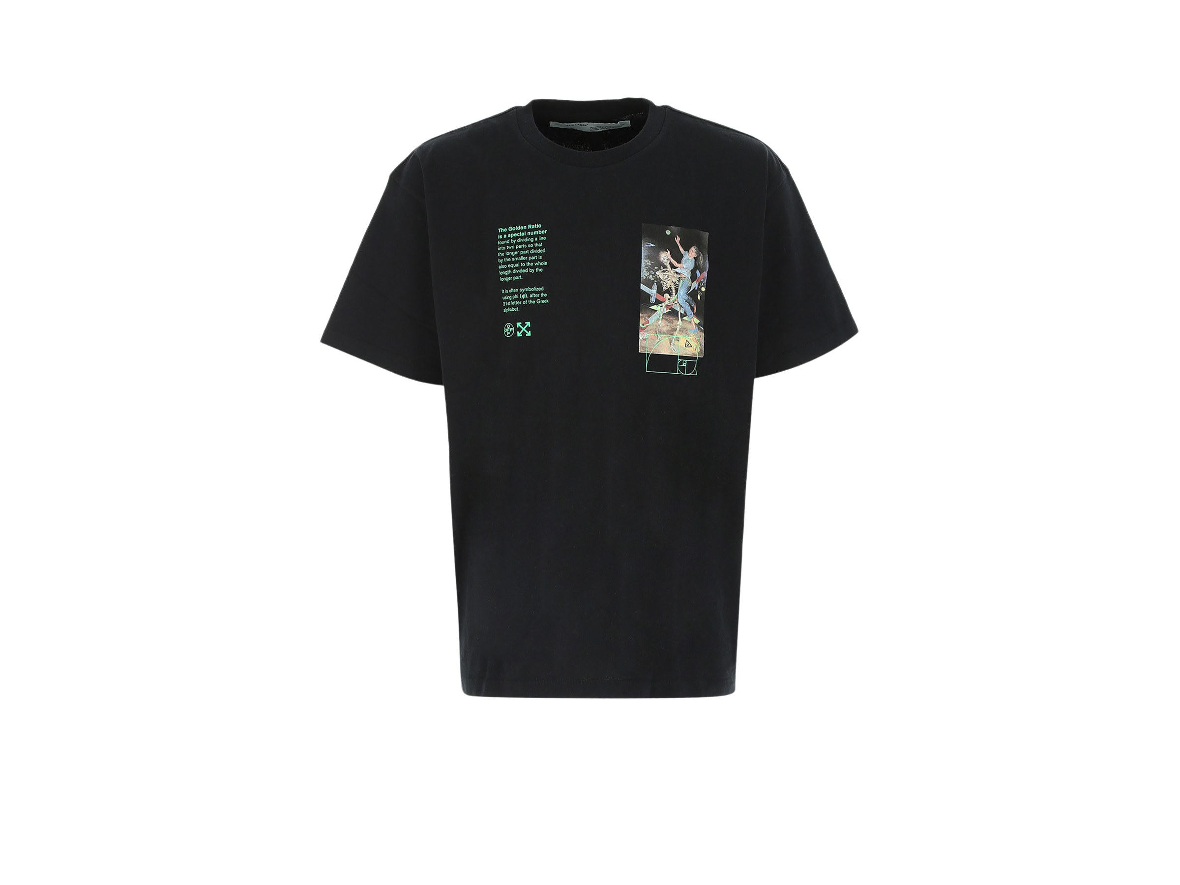 Off‑White Oversized FIt Pascal Painting T‑Shirt Black/Multicolor