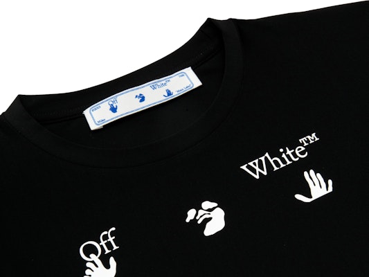Off-White New Logo T-Shirt Black/White Lookbook Off-White New Logo T-Shirt Black/White