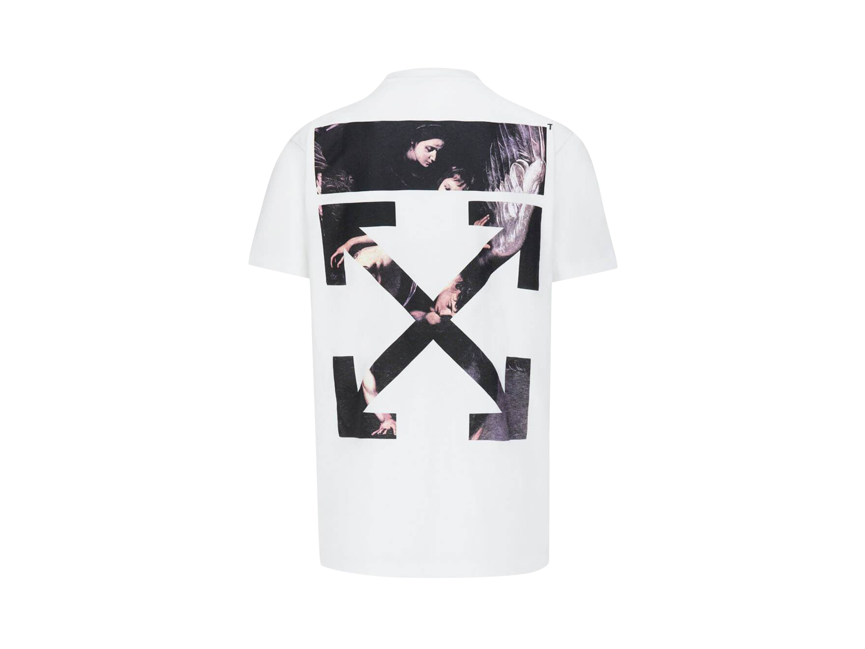 Buy Off White Slim Fit Caravaggio Arrows T Shirt White Multicolor Novelship