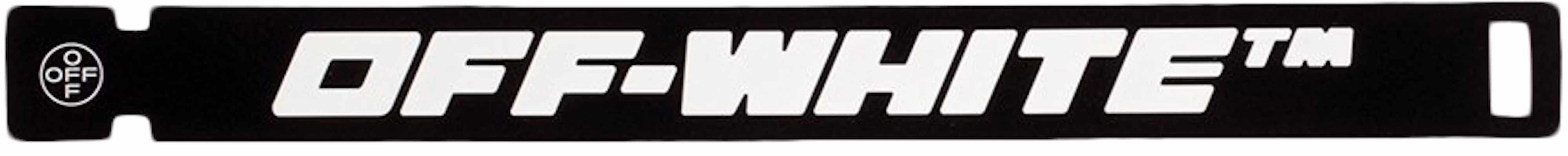 Off-White Industrial Bracelet Black/White Order Off-White Industrial Bracelet Black/White