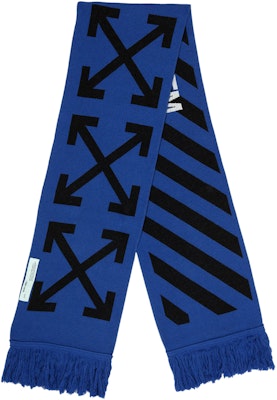 Off-White Arrows Scarf Black/Blue Order Off-White Arrows Scarf Black/Blue