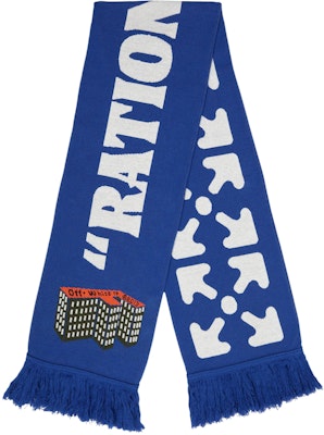Off-White Building Scarf Blue/White Buy Off-White Building Scarf Blue/White